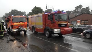 Starkregenfront zieht über den Landkreis Oldenburg [upl. by Adnovoj366]