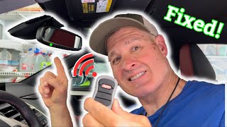 Car Not Connecting To Garage Remote Homelink Fix [upl. by Delilah]