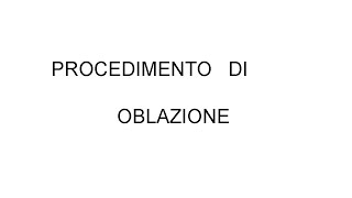 18 Procedimento di oblazione [upl. by Dnivra]