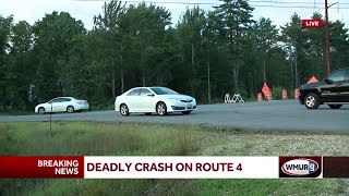 One person dead after twocar crash on Route 4 in Barrington police say [upl. by Orth]