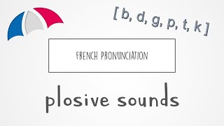 French Pronunciation  Plosives [upl. by Ribak]