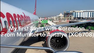 My first flight with Corendon Airlines [upl. by Eahs]