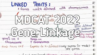 Gene Linkage  MDCAT 2022  Crossing Over [upl. by Claus]