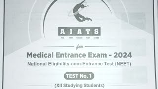 All India Aakash Test Series for NEET AIATS 1NEET 2024 XII studying [upl. by Skip992]