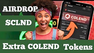 COLEND Satoshi airdrop withdrawal  How to earn extra 20 COLEND airdrop tokens [upl. by Finny]