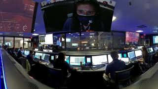 Mission Control Celebration for NASAs Perseverance Mars Rover Landing 360 Video [upl. by Harve519]