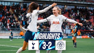 TOTTENHAM HOTSPUR 32 SHEFF UTD  HIGHLIGHTS  LATE COMEBACK IN FA CUP [upl. by Roinuj]