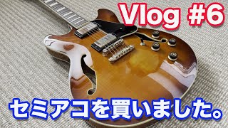 【Vlog 6】セミアコを買いました。 【Ibanez】 [upl. by Edwin357]