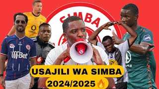 USAJILI WA SIMBA 2024 NA 2025 NASEMAJE RASMI SIMBA YATANGAZA MAJINA YA WACHEZAJI 4 WANAOSAJILIWA [upl. by Sungam]