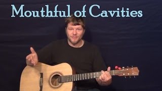 Mouthful of Cavities Blind Melon Easy Guitar Lesson How to Play Tutorial [upl. by Gnilsia]