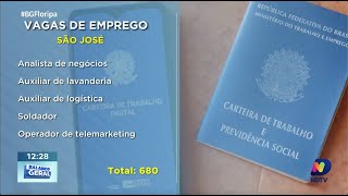 Sine anuncia mais de 8 mil vagas de emprego em Santa Catarina [upl. by Wolf478]