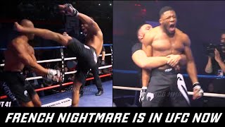 FRENCH NIGHTMARE is in UFC Now  OUMAR SY Highlights  2024 HD [upl. by Arlana172]