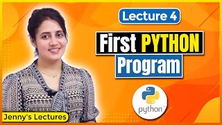 Writing First Python Program  Printing to Console in Python  Python Tutorials for Beginners lec4 [upl. by Akener771]