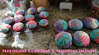 Unicorn Conchas amp Manteconchas Tutorial Easy Pan Dulce [upl. by Raymonds]