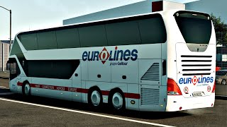 Fernbus  N SKYLiNER EuroLines ile Otobandan Marsilya [upl. by Ledda]