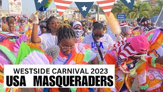 USA 🇺🇸 MASQUERADERS WESTSIDE CARNIVAL 2023 AWESOME PERFORMANCE IN TAKORADIGHANA 🇬🇭 [upl. by Lesiram725]