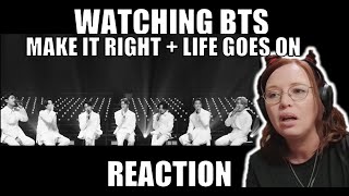 KPOP NEWBIE REACTS TO BTS Make it Right amp Life Goes On for the FIRST TIME Reaction [upl. by Metabel763]