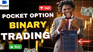 Pocket option Live Binary options Trading 2024 [upl. by Initsed]