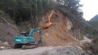 Dengerous Work Bravy Excavator Driver [upl. by Eenhpad299]