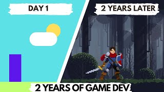 2 YEARS of PYTHON Game Development in 5 Minutes [upl. by Kosaka]