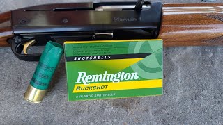 Really Impressive Remington 234quot 9 Pellet 00 Buckshot Pattern Test W 1187 amp Stock Full Choke [upl. by Zailer]