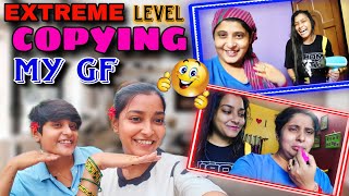 EXTREME Level COPYING MY GIRLFRIEND😝😂 Part 2 Copyingmygf lgbtq lgbtqcouple vlogs adipromivlogs [upl. by Travis]