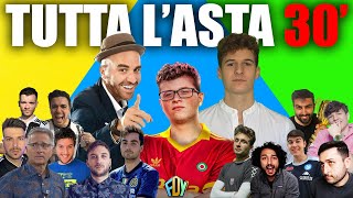 ✏️ FANTACALCIO DEGLI YOUTUBERS 202223 tutta l’ASTA in 30 MINUTI [upl. by Terrye]