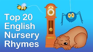 TOP 20 ENGLISH NURSERY RHYMES  Compilation  Nursery Rhymes TV  English Songs For Kids [upl. by Westley]