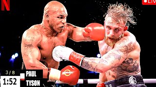 5 MIN AGO Jake Paul VS Mike Tyson FULL FIGHT HIGHLIGHTS [upl. by Jessa]