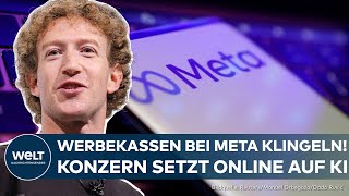 META Werbeeinnahmen beim FacebookKonzern steigen deutlich dank Einsatz von künstlicher Intelligenz [upl. by Valley258]