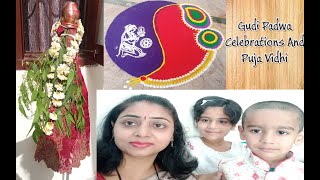 Gudi Padwa Celebrations And Puja Vidhi [upl. by Llewoh]