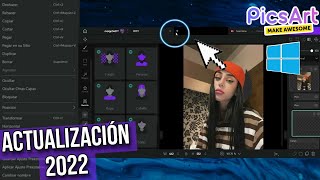 PICSART PC 2023 ACTUALIZACIÓN COMPLETA  Como editar en Picsart [upl. by Chandler575]