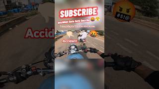 Showroom jaate bacha accident hote ✨🤬😤 superbikecrash bikecrash automobile fighting funny [upl. by Jarvey]