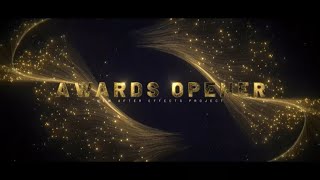 Awards Opener  After Effects Template  aetemplates [upl. by Arraes724]