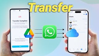 ↔️Transfer WhatsApp from Android to New iPhone 15↔️ [upl. by Cadell]