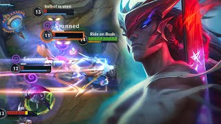 Wild Rift Yone Mid Lane Gameplay in Season 15 Build amp Runes [upl. by Millisent90]