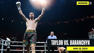 FULL FIGHT  Josh Taylor vs Ivan Baranchyk DAZN REWIND [upl. by Eerpud477]