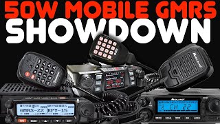 Which 50 Watt GMRS Mobile Should You Buy BTech GMRS 50X1 VS Wouxun KG1000G VS Midland MXT500 [upl. by Anairdna383]