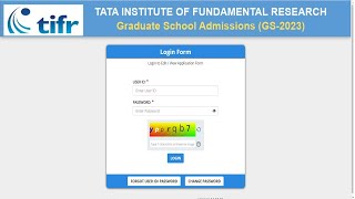 tifr admit card released GS 2023 [upl. by Aicitan]