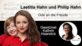 Laetitia Hahn und Philip Hahn  Ode an die Freude [upl. by Alliscirp39]