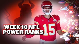 The Only HONEST NFL Power Rankings Week 10 [upl. by Akemrehs]