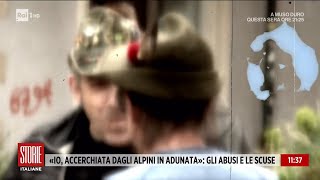 Accerchiata dagli alpini il raduno tra abusi e scuse  Storie italiane 16052022 [upl. by Nnahsal]