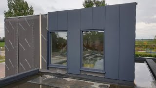 HPL  Trespa platen als gevelbekleding  Zelf Een Huis Bouwen [upl. by Yttiy]