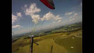 Paragliding Wasserkuppe  Gleitschirmfliegen am Südhang [upl. by Whitelaw]