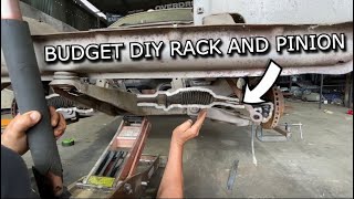 RACK amp PINION STEERING CONVERSION INTO HG HOLDEN [upl. by Elag613]