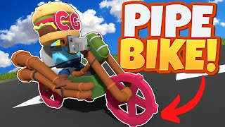 The SECRET Pipe Bike is BEST VEHICLE in The New Wobbly Life Update [upl. by Hanikehs870]