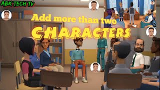 How to add more than two characters in plotagon story 2021 Easy and fast [upl. by Kirschner919]