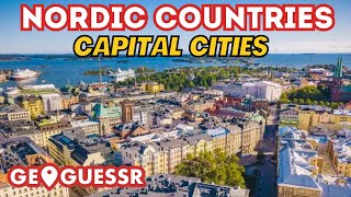 Nordic Capital Cities American in Helsinki on GeoGuessr [upl. by Ecirtak]