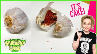 HOW TO MAKE A HYPERREALISTIC GARLIC CAKE 😲  Lookalike Challenge [upl. by Renate]