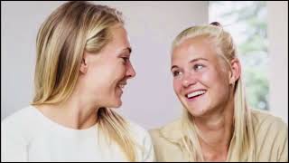 Magdalena Eriksson and Pernille Harder journey to 8finity [upl. by Raimundo]